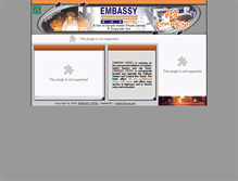 Tablet Screenshot of embassyhotelsurat.com